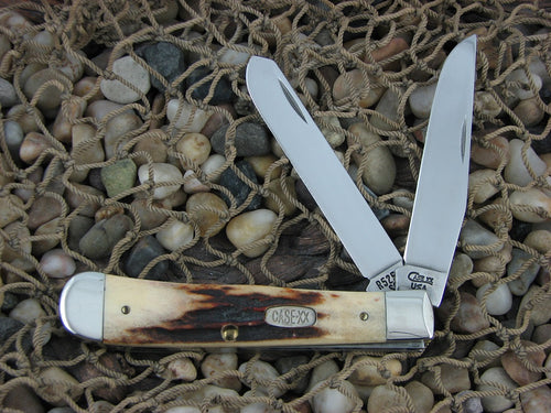 Case Cutlery 1998 Red Stag Trapper with TruSharp steel R5254 