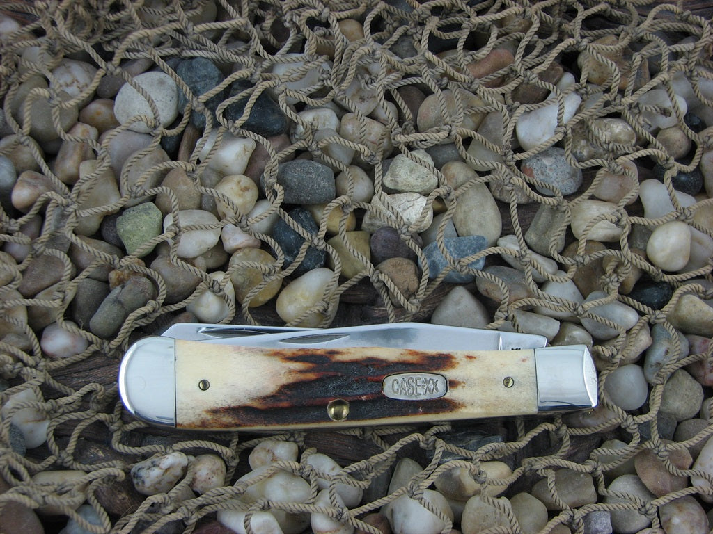 Case Cutlery 1998 Red Stag Trapper with TruSharp steel R5254