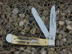 Case Cutlery 1985 Burnt Stag Trapper with TruSharp steel 5254 