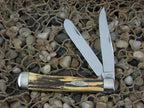 Case Cutlery Case XX USA Burnt Stag Trapper with Carbon steel 5254 