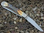 Case Cutlery 2000 Burnt Stag Trapper TruSharp 5254 *Factory Imperfection