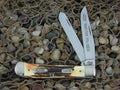 Case Cutlery 1996 Burnt Stag Trapper with TruSharp steel 5254 