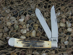 Case Cutlery 2000 Burnt Stag Trapper with TruSharp steel 5254 