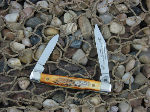 Case Cutlery 1989 Burnt Stag Pen Knife with TruSharp steel 5233 