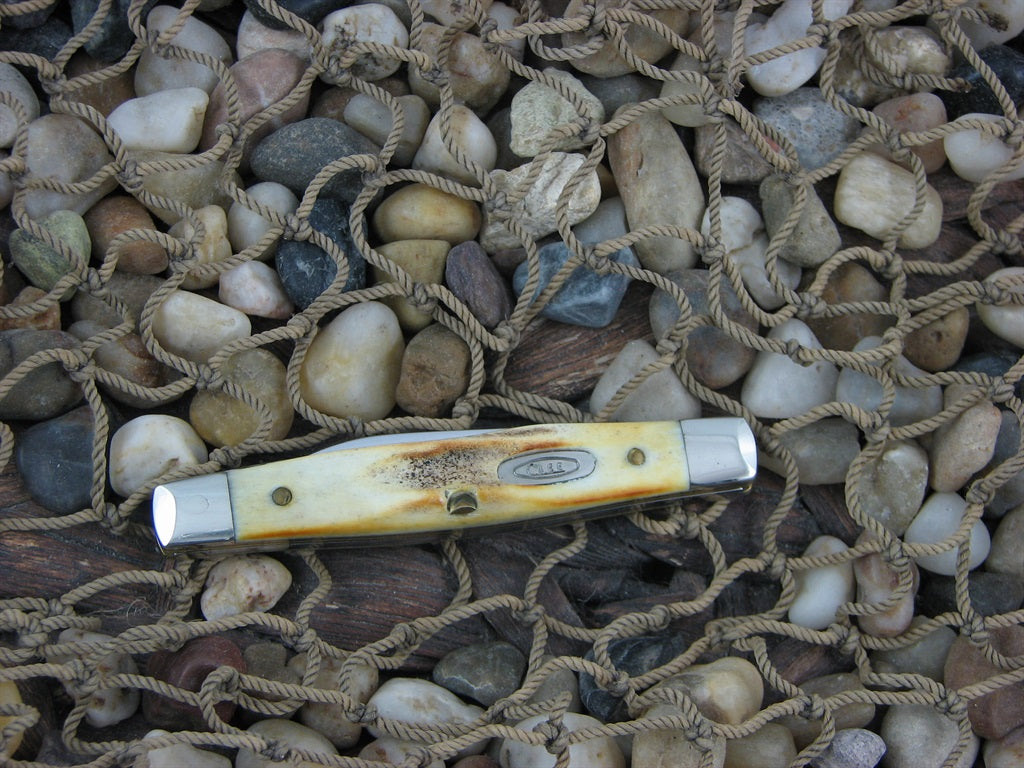 Case Cutlery 1989 Burnt Stag Pen Knife with TruSharp steel 52042