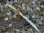 Case Cutlery 1989 Burnt Stag Pen Knife with TruSharp steel 5233 #A