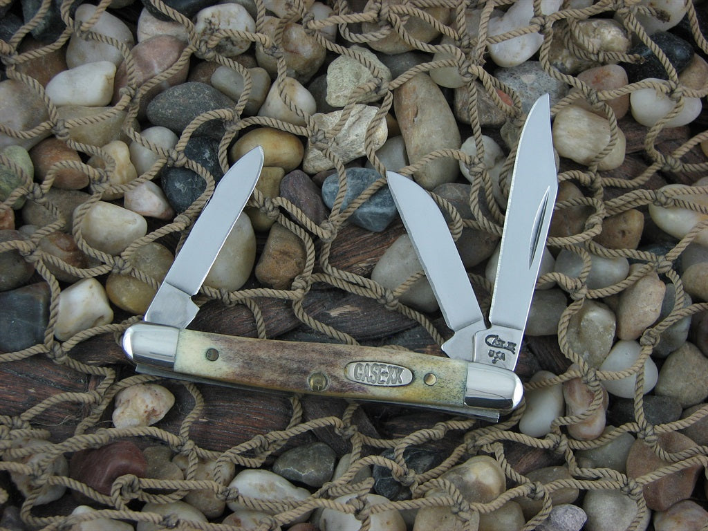 Case Knives 1999 Vintage Stag Small Stockman with TruSharp steel V5327 