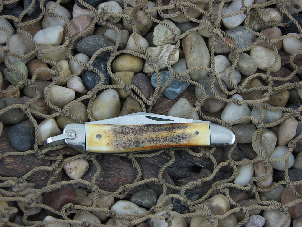 Case Knives 1980 Burnt Stag Peanut with TruSharp steel 5120R