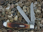 Case XX 1991 Brown Bone Mini Trapper with TruSharp steel 6207 