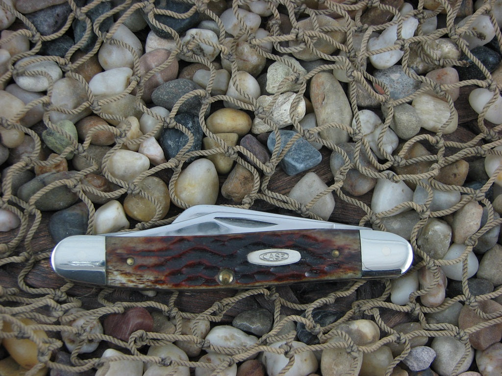 Case XX 1986 Brown Bone Stockman with Carbon steel 6347HP