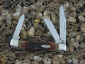 Case XX 1991 Brown Bone Medium Stockman with Carbon steel 63032 