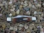 Case XX 1991 Brown Bone Medium Stockman with Carbon steel 63032