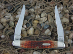 Case XX 1990 Brown Bone Muskrat with Carbon steel Muskrat 