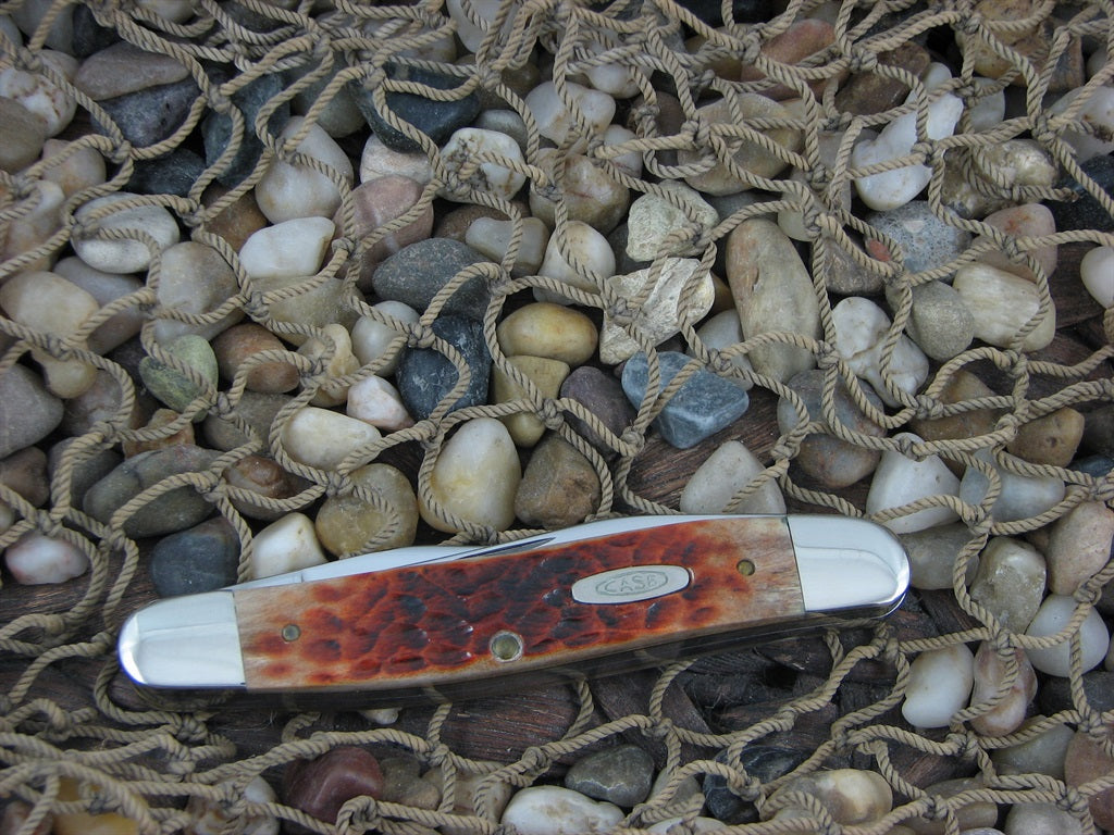 Case XX 1990 Brown Bone Muskrat with Carbon steel Muskrat