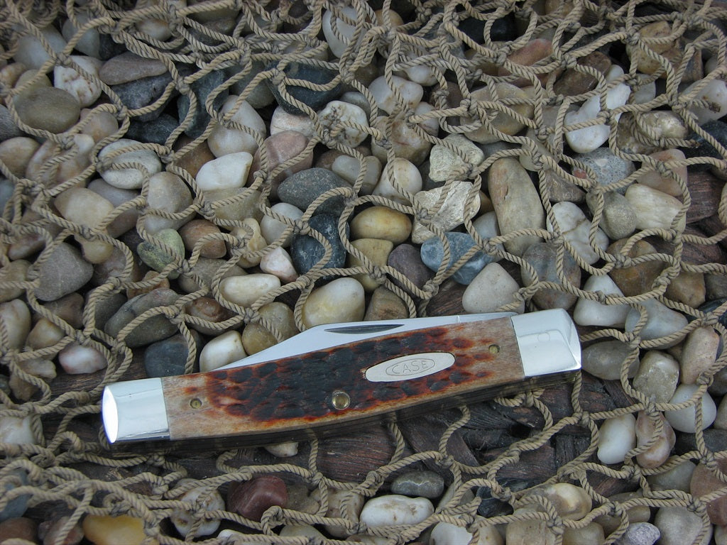 Case XX 1989 Brown Bone Jack with Carbon steel 6292 - Great Knife