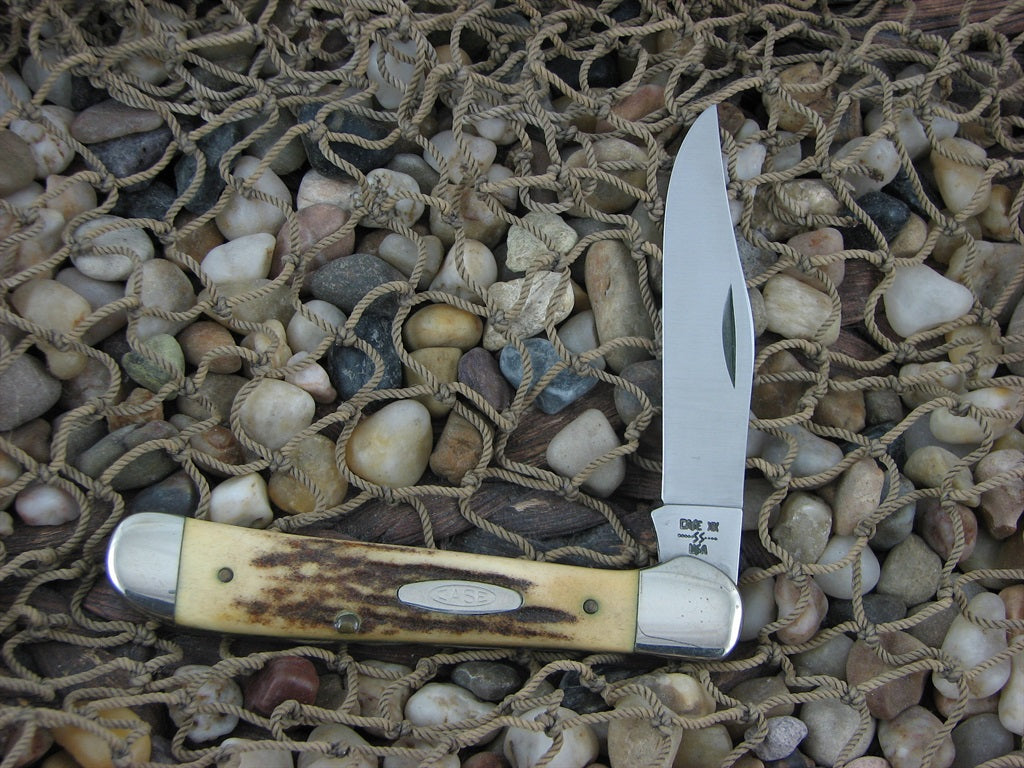 Case XX 1981 Burnt Stag Copperhead with TruSharp steel 5149 