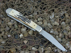 Case XX Cutlery 2002 Bonestag Trapper with TruSharp steel 6.5254 #B
