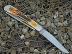 Case XX Cutlery 2002 Bonestag Trapper with TruSharp steel 6.5254 #A
