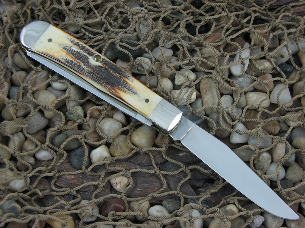 Case XX Cutlery 2003 Bonestag Trapper with TruSharp steel 6.5254