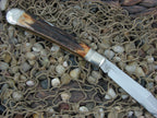Winchester Knives 1989 Burnt Stag Banana Trapper with Carbon steel 1950