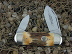 Winchester Knives 1998 Burnt Stag Sunfish Elephant Toe with Carbon steel 250120