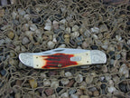 Case Cutlery 1997 Mint Set Red Stag Folding Hunter with TruSharp steel R5265