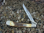 Case Cutlery 1996 Burnt Stag Jaguar with TruSharp steel 5151 