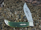 Case Classic Tested 1990 Green Bone Clasp with Carbon steel 6172 Bulldog