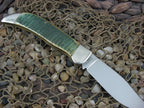 Case Classic Tested 1990 Green Bone Clasp with Carbon steel 6172 Bulldog