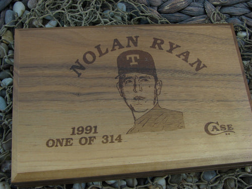 Case Classic Nolan Ryan 1990 Tan Bone Clasp with Carbon steel 6172