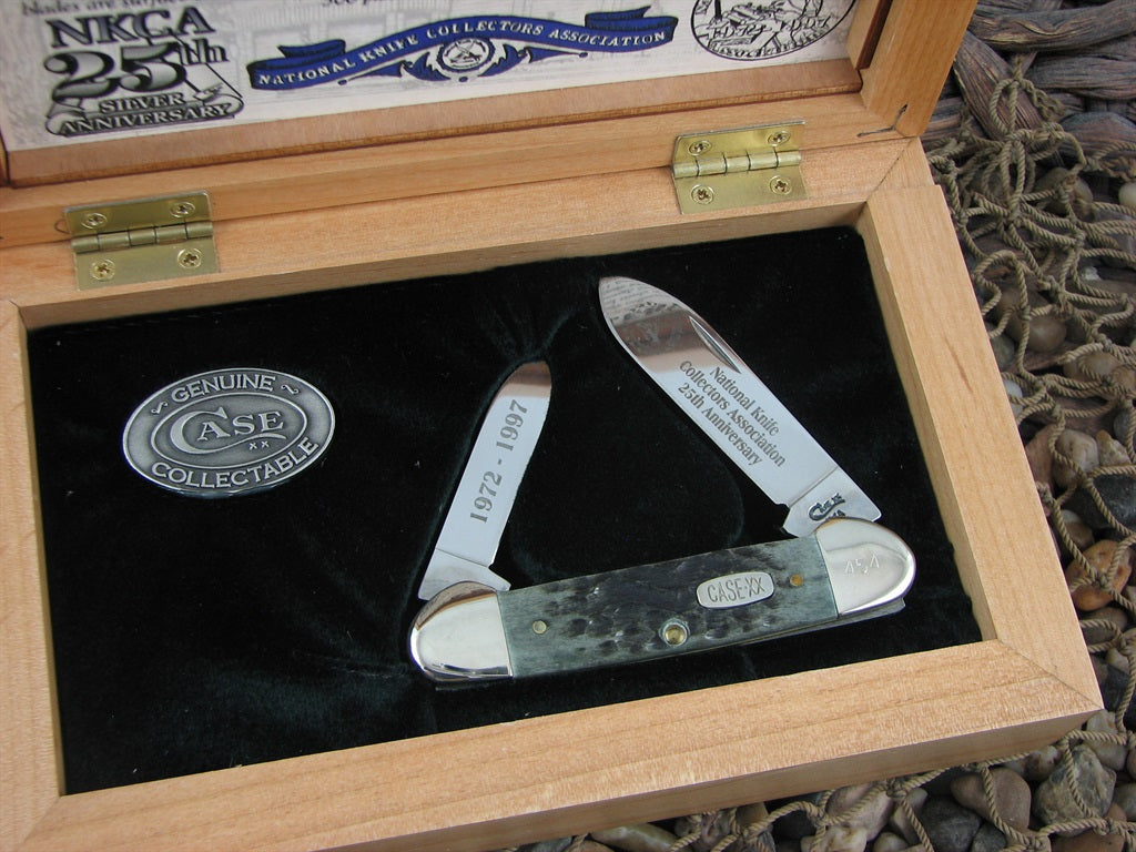 Case Cutlery 1997 Black Bone Canoe with TruSharp steel 52131 