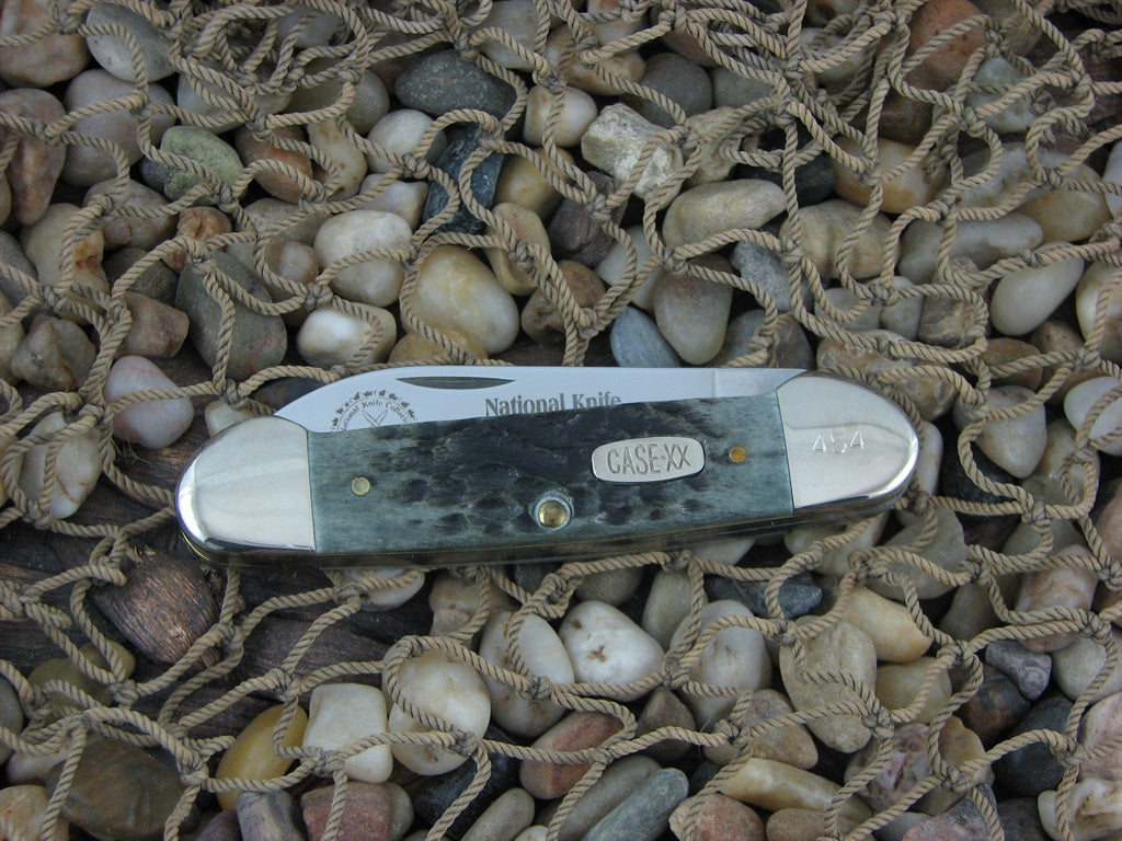 Case Cutlery 1997 NKCA Black Bone Canoe with TruSharp steel 52131