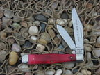 Case Cutlery 1979 Smooth Rose Bone Coke Bottle with Carbon steel 6225 1/2 