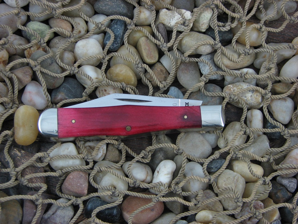 Case Cutlery 1979 Smooth Rose Bone Coke Bottle with Carbon steel 6225 1/2 NM