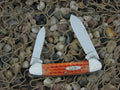 Case Cutlery 2006 Harvest Orange PW Bone Canoe with TruSharp steel 62131 