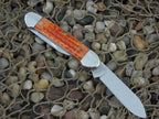 Case Cutlery 2006 Harvest Orange PW Bone Canoe with TruSharp steel 62131