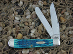 Case Cutlery 2006 Caribbean Blue PW Bone Trapper with TruSharp steel 6254 