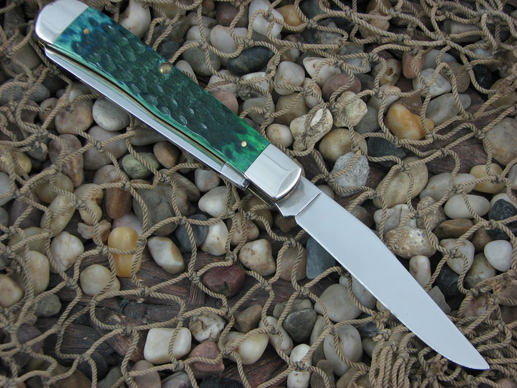 Case Cutlery 2006 Circle C Kentucky Bluegrass Bone Trapper TruSharp 6254