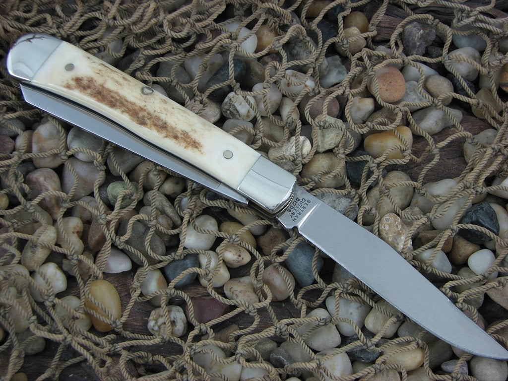 Hen & Rooster Cutlery  Stag Trapper Stainless Model  312DS