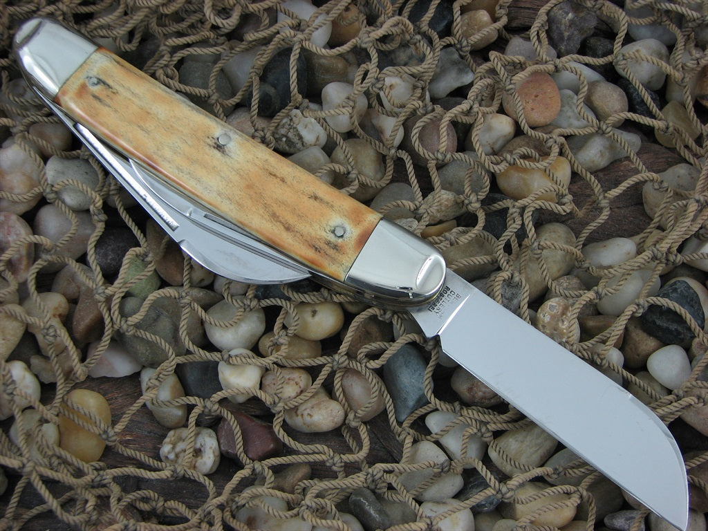 Hen & Rooster Cutlery 1993 Stag Congress Stainless Model Moonshiner 224DS