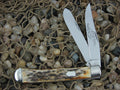 Queen Cutlery  Burnt Stag Trapper with D2 steel  