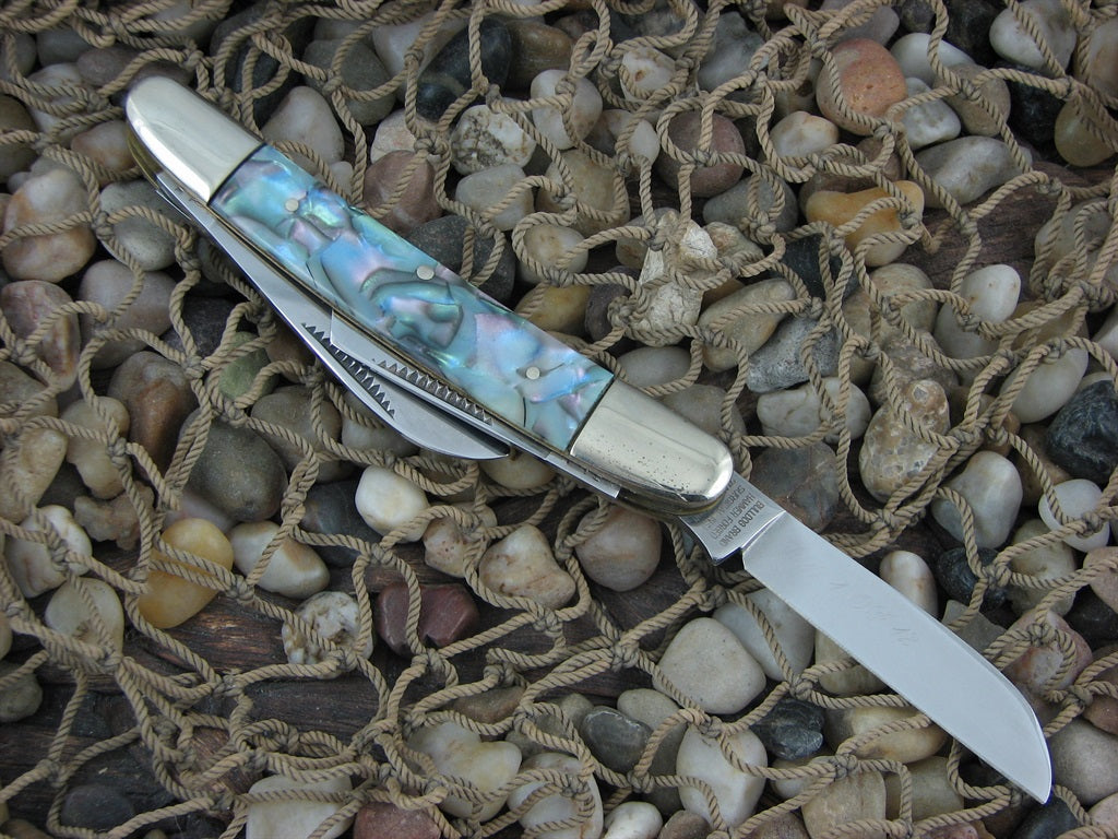 Bulldog Knives Pre-1995 Abalone Composite Congress Stainless steel
