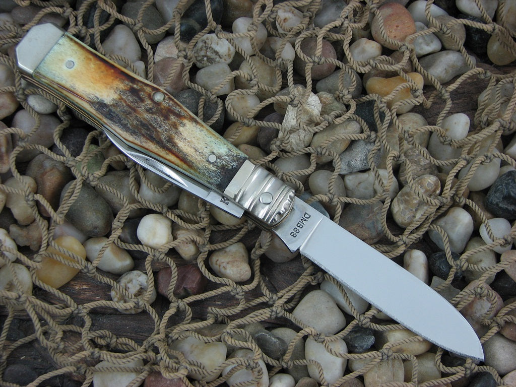 Kabar 1988 Stag Jack Stainless steel Boot Hill