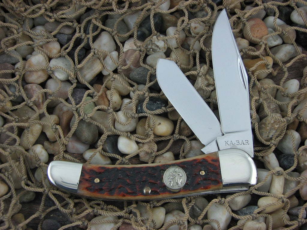 Kabar 1991 Jigged Bone Jack with Stainless steel  