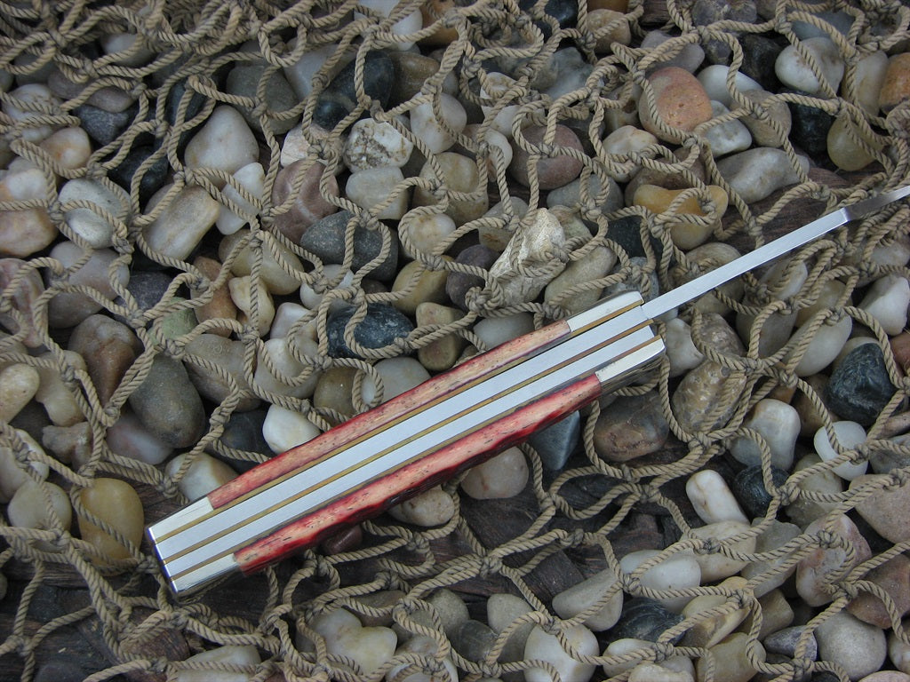 Swanner CutCo  Red Jigged Bone Gunstock Stainless steel