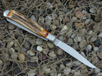 Schrade USA 1982 Stag Trapper Stainless steel  NKCA