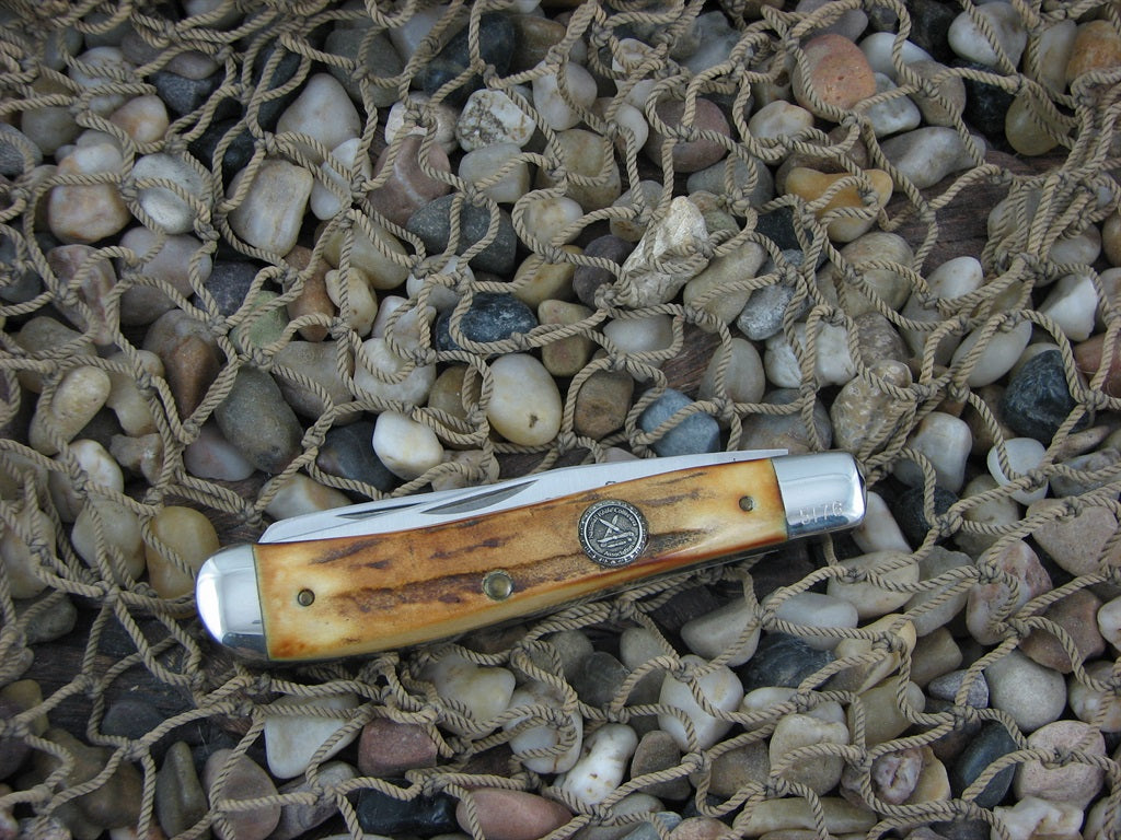Schrade USA 1982 Stag Trapper Stainless steel  NKCA