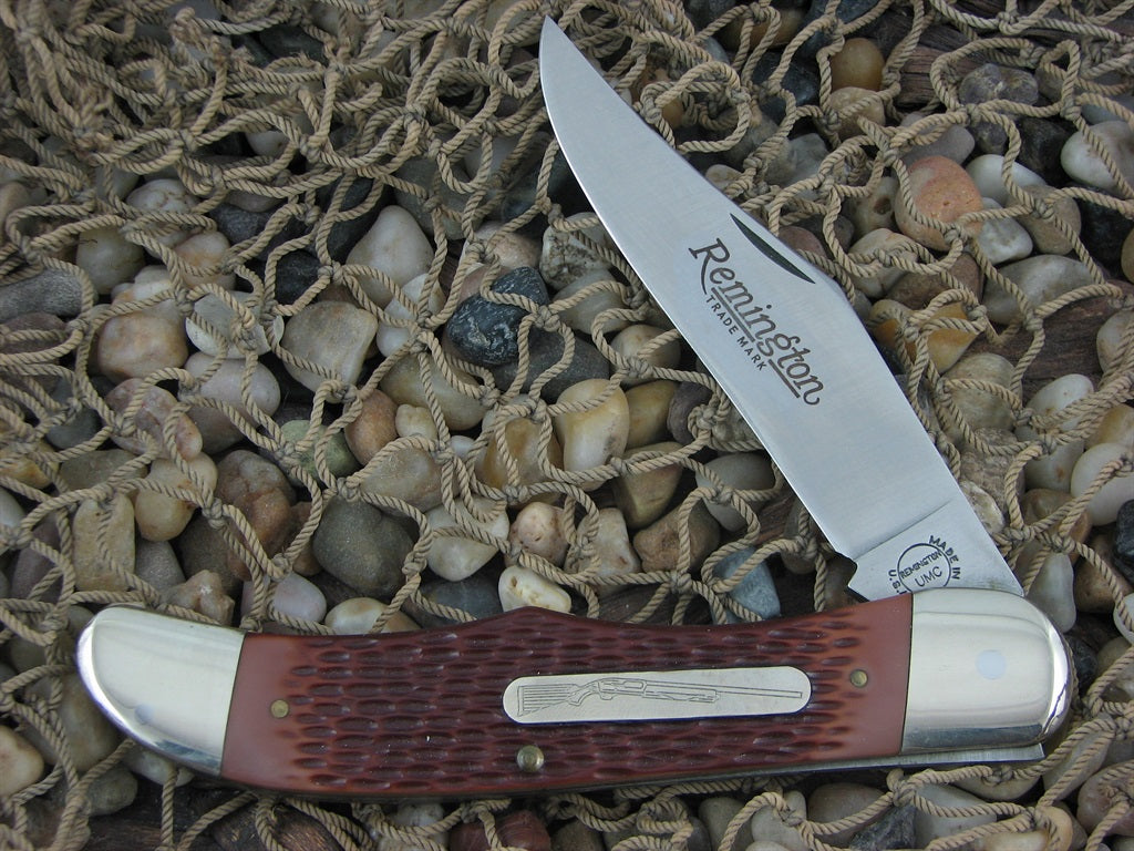 Remington 1990 Jigged Delrin Folding Hunter with Stainless steel  