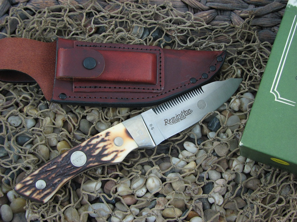 Remington R6 with Staglon handles