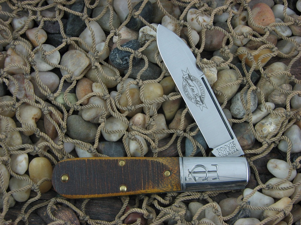 Great Eastern Tidioute Rough Sawn Osage Orange Wood Boys Knife 152121